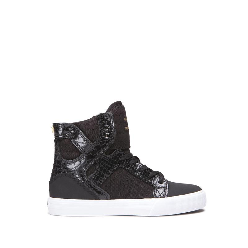 Supra SKYTOP - Çocuk Boğazlı Ayakkabı - Siyah - Türkiye (04517BSJE)